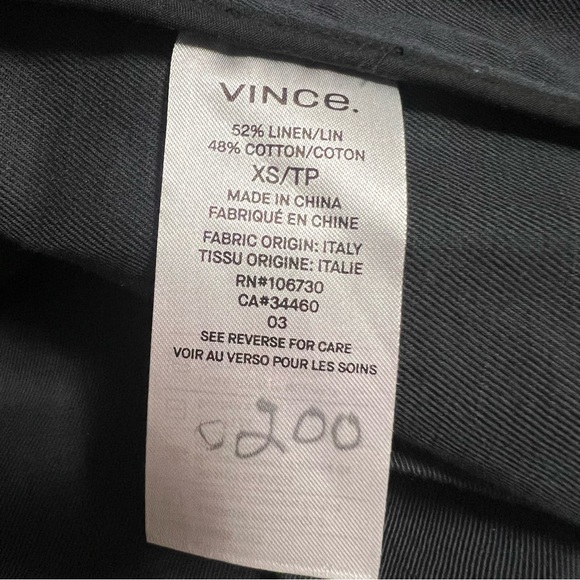 VINCE. Belted Notch Collar Utility Jacket In Slate - Picture 7 of 16